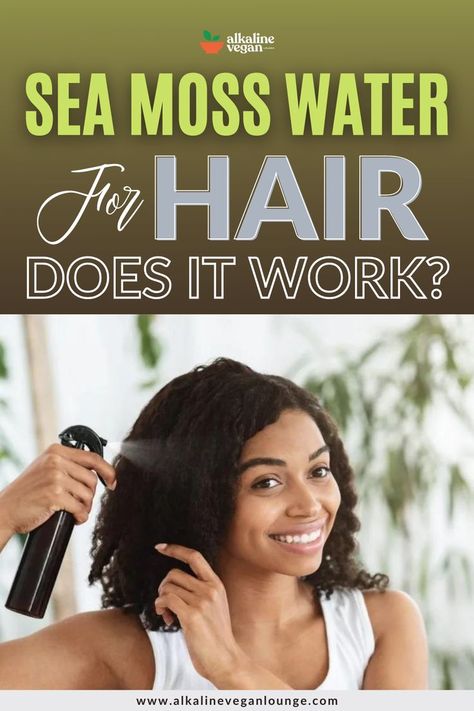 sea moss water for hair Irish Moss Recipes, Moss Plant, Promote Healthy Hair Growth, Grow Hair Faster, Hair Product, Sea Moss, Good Health Tips, Healthy Hair Growth, Nourishing Hair