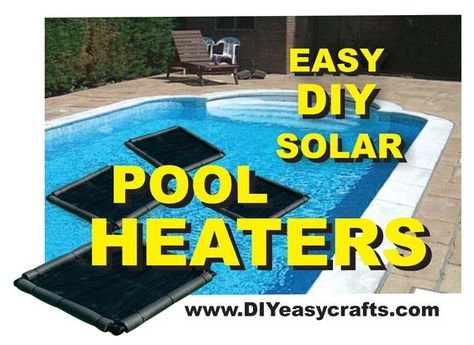 Don’t forget to invite us over for a swim after you get this DIY done! And for a different take on this idea by using hulu hoops watch this one: Diy Pool Heater, Solar Pool Heater Diy, Pools And Hot Tubs, Solar Pool Heaters, Kleiner Pool Design, Diy Heater, Solar Pool Heater, Pool Heaters, Solar Heater