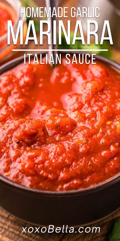 Italian Red Sauce Recipe, The Best Marinara Sauce, Garlic Marinara Sauce, Canning Marinara Sauce, Italian Marinara Sauce, Making Spaghetti Sauce, Italian Spaghetti Sauce, San Marzano Tomato Sauce, Best Marinara Sauce