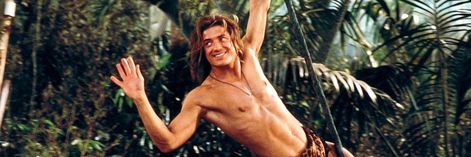 george of the jungle, disney, 1990s, 1997, brenden fraser History Of Animation, Mummy Movie, George Of The Jungle, The Giant Peach, Brendan Fraser, Childhood Movies, Most Popular Movies, Saturday Morning Cartoons, Popular Movies