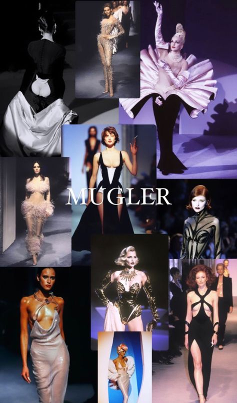 Thierry Mugler Runway Mugler Aesthetic Wallpaper, Mugler Wallpaper, Mugler Moodboard, Mugler Aesthetic, Mugler Logo, Mugler 90s, Rest In Heaven, Pretty Angel, Thierry Mugler