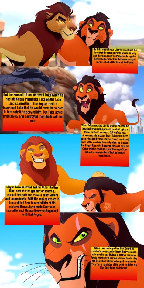 Scar Lion Guard theory The Lion King Scar, Lion King Scar, Scar Lion King, Lion King Fan Art, Lion Guard, Httyd, Disney Fun, Lion King, Lion