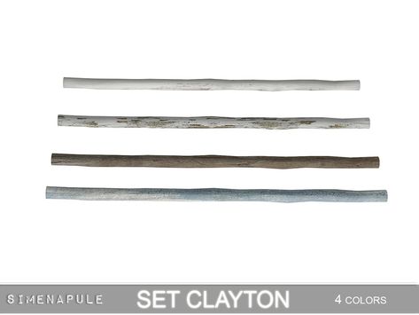 The Sims Resource - Set Clayton - Ceiling Beam Rustic Pantry, Wood Photo Frame, Shabby Chic Bedroom, Wallpaper Stickers, Bamboo Plants, Vintage Office, Chic Bedroom, Electronic Art, Ceiling Beams