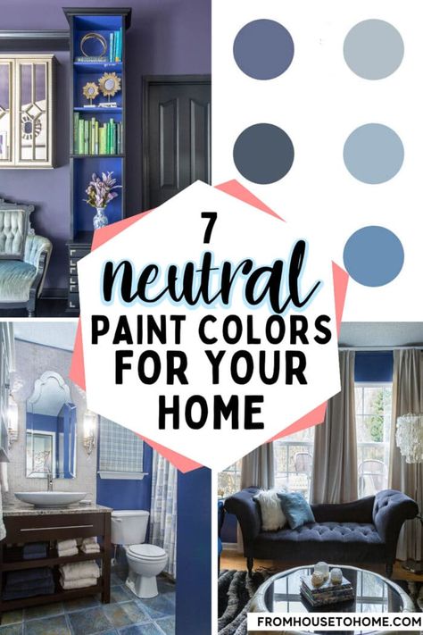 This is the ultimate list of the best neutral color combinations and guide on how to use them in your home. You’ll learn how to pick the right paint tone that will match the existing furniture. Light Wall Colors, Light Paint Colors, House To Home, Choosing Paint Colours, Buy My House, Choosing Paint, Colors Painting, Glossy Paint, Interior Decorating Tips