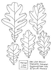 Oak Leaf Embroidery Pattern, Felt Oak Leaf, Oak Leaf Embroidery, Oak Leaf Pattern, Embroidery Magic, Art Freedom, Leaves Sketch, Embroidered Felt, Embroidered Leaves