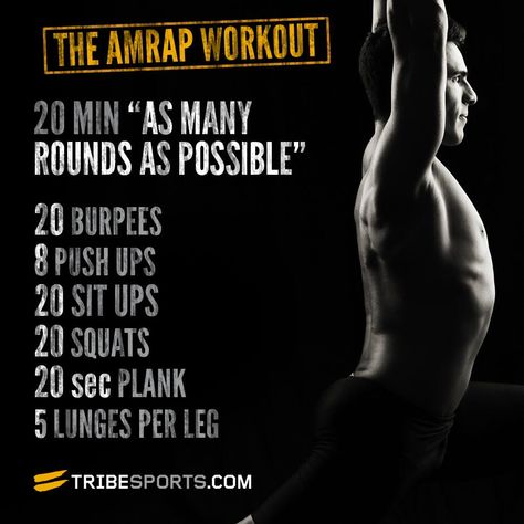 Crossfit Workouts At Home, Amrap Workout, Crossfit At Home, Crossfit Workouts, Morning Workout, Quick Workout, Hiit Workout, Bodyweight Workout, Workout Challenge