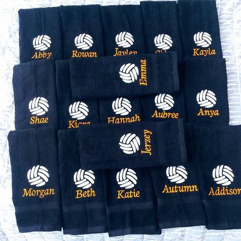 Sweat Towel, Senior Ideas, Sports Towel, Gym Towel, Volleyball Player, Sport Towel, Senior Night, Netball, Towel Colors