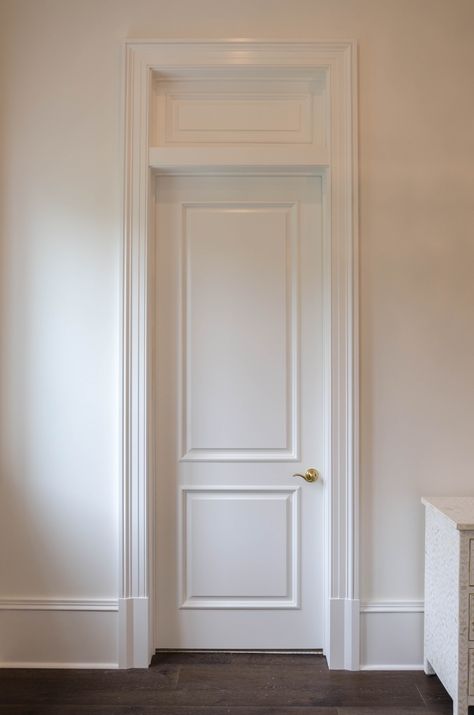 MDF 2 panel door with raised moulding  I prefer solid wood door, but like the style of this. 2 Panel Wood Interior Doors, Elegant Interior Doors, Doors With Moulding, Traditional Interior Doors Styles, 2 Panel Doors Interior, Panel Door Design Modern, Door Panelling Design Modern, Doors For Rooms, Solid Wood Door Design