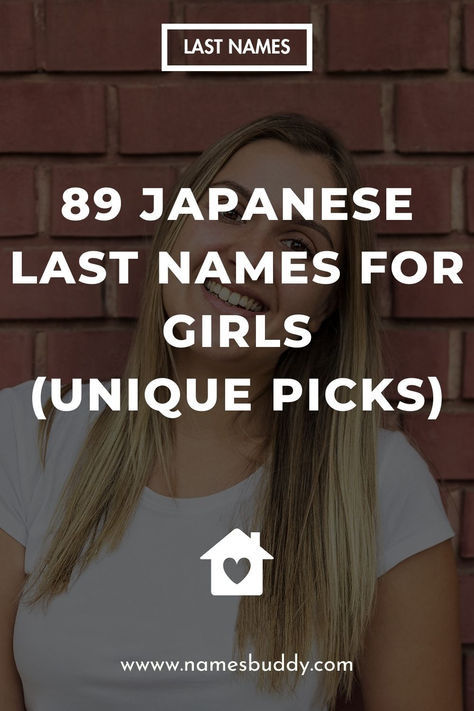 Japanese Last Names For Girls Japanese Last Names And Meanings, Japanese Names Female Rare, Asian Last Names, Japanese Surnames, Japanese Female Names, Japanese Last Names, Last Name Meaning, Group Names Ideas, Names For Girls