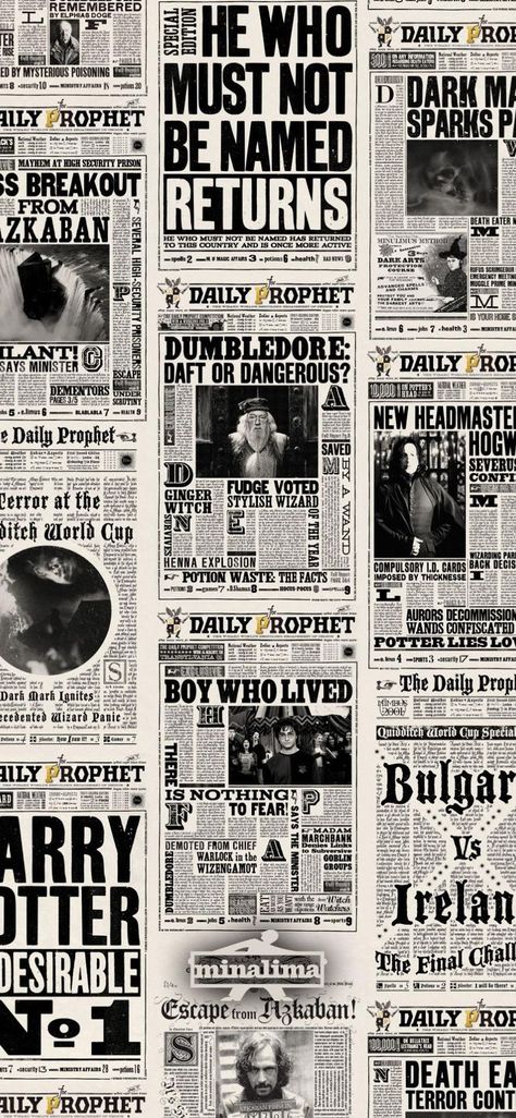 Poster Harry Potter, Harry Potter Wallpaper Phone, Daily Prophet, Sejarah Kuno, Harry Potter Stickers, Tapeta Harry Potter, Harry Potter Background, Harry Potter Poster, Seni Pop