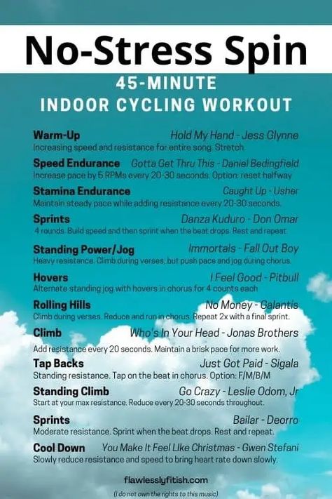 Indoor Cycling Drills, Spin Cycle Workout, Spin Class Workout, Spin Playlist, Spin Routines, Workout Music Playlist, Stationary Bike Workout, Indoor Cycling Workouts, Spin Bike Workouts