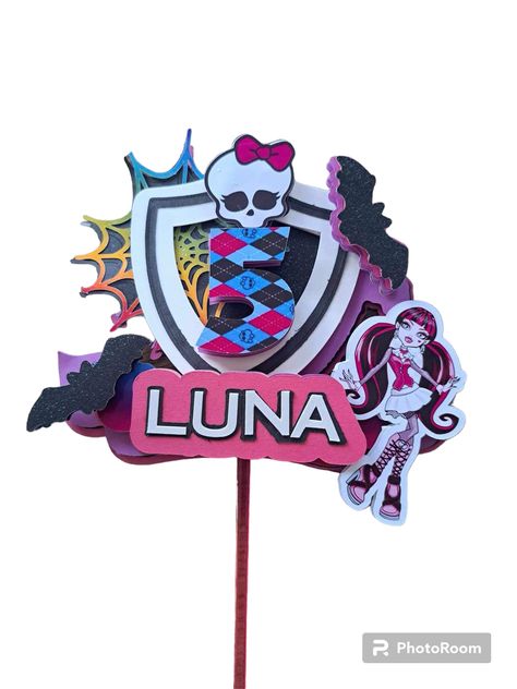 Monster high cake topper Monster High Cake Topper, Monster High Cake, 3d Cake Toppers, 3d Cake, Monster High, Cake Topper, Cake Toppers, Cake