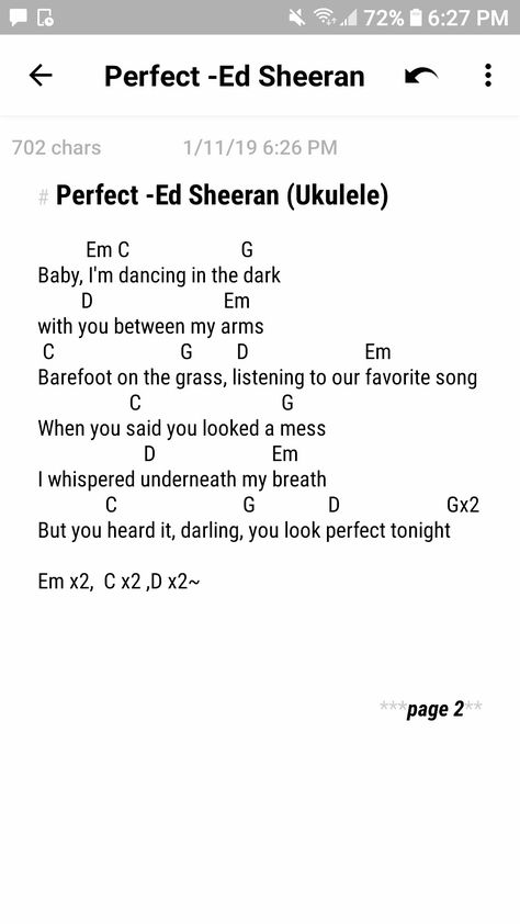 Perfect -Ed Sheeran page 2/2 Elise Ecklund on youtube Akordy Na Ukulele, Elise Ecklund, Ukulele Fingerpicking Songs, Ukelele Chords Ukulele Songs, Ukulele Fingerpicking, Ukulele Songs Beginner, James Book, Easy Ukulele Songs, Ukulele Chords Songs