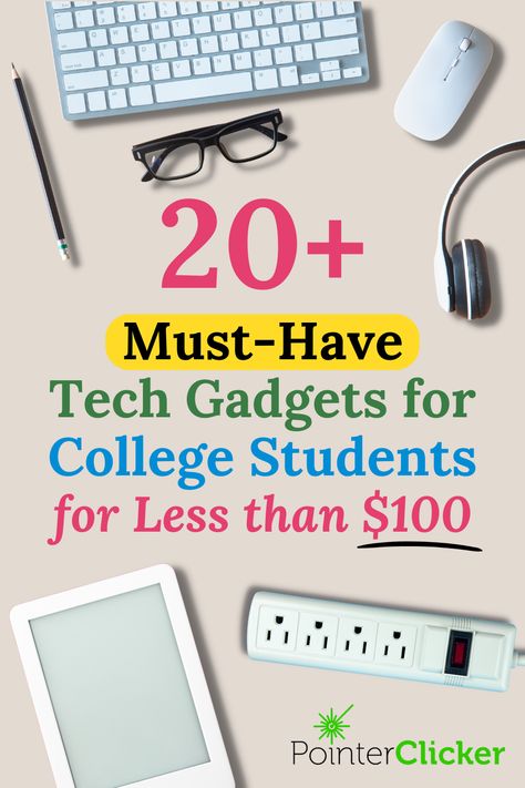 20+ must have back to school cool tech gadgets for college students on a budget for less than $100, back to school essentials, back to school supplies list, back to school supplies for teens, back to school supplies amazon, back to school supplies college backpack essentials, back to college school supplies, back to school supplies for college, college haul back to school supplies, back to school supplies college, cool back to school supplies, cool tech gadgets, college student gadgets Student Gadgets Tech, Study Must Haves College Students, College Technology Essentials, School Gadgets Student, Back To School Gadgets, Student Gadgets, Gadgets For Students, College Gadgets, College Student Essentials