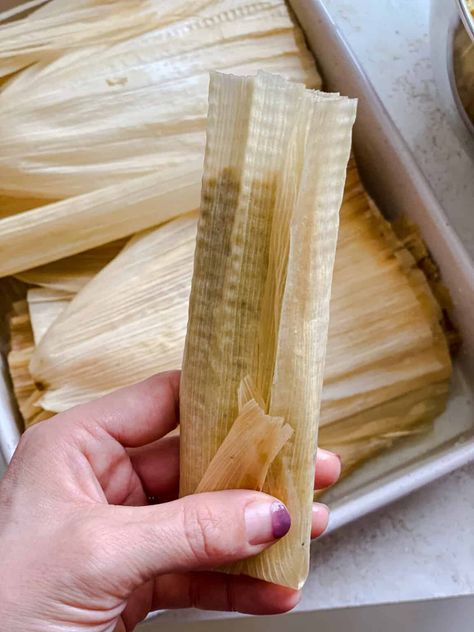 How To Make Vegan Tamales - Plant-Based on a Budget Vegetable Tamales Recipe, Vegan Tamales Masa, Vegan Tamales Recipe, Vegetarian Tamales, Easy Tamales, Jackfruit Carnitas, Vegan Tamales, Tamales Recipe, Steamed Sweet Potato