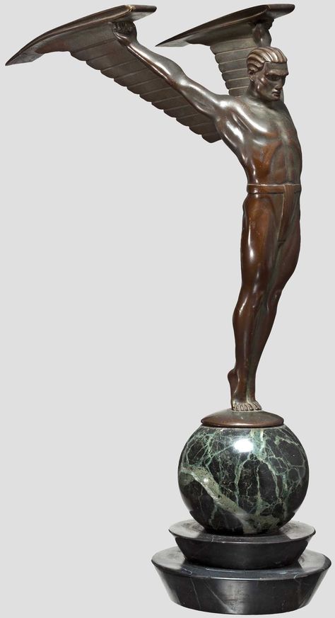 Deco Statue, Art Deco Statue, Otto Schmidt, Bronze Art, Art Deco Sculpture, Deco Decor, Sculpture Metal, Art Deco Architecture, Deco Furniture