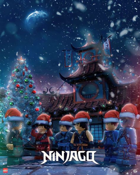 Lego Ninjago Wallpaper, Ninjago Christmas, Jay Ninjago, Ninjago Cole, Dragon Rise, Tv Shows Funny, New Dragon, Last Christmas, Lego Ninjago