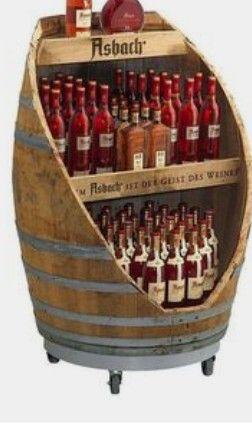 Wine Barrel Decor, Wine Barrel Crafts, Wine Barrel Bar, Whiskey Barrel Furniture, Barrel Projects, Wine Barrel Furniture, Barrel Decor, Barrel Bar, Wine Cellar Design