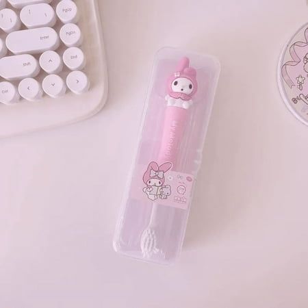 Sanrio Hello Kitty My Melody Child Toothbrush Kawaii Cartoon Cute Cinnamoroll Nanometer Soft Fur Toothbrush Clean Care Teeth My Melody Toothbrush, Sanrio Toothbrush, Cute Cinnamoroll, Brush Teeth Kids, Receding Gums, Kawaii Cartoon, Hello Kitty My Melody, Soft Toothbrush, Sensitive Teeth