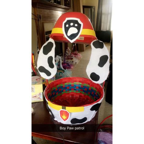 My personal creation Easter Basket. Boy paw patrol Basket. DIY Paw Patrol Easter Basket Ideas, Paw Patrol Easter Basket, Diy Paw Patrol, Basket Boy, Boys Easter Basket, Candy Easter Basket, Basket Diy, Easter Basket Ideas, Kids Easter Basket