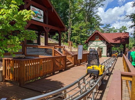 Georgia Mountain Coaster in Helen is an epic thrill ride through the mountaintops. The faster you go the more fun you'll have! Mountain Coaster, Crazy Dreams, Alpine Coaster, Helen Georgia, Travel Georgia, Helen Ga, Visit Georgia, Georgia Travel, Georgia Mountains