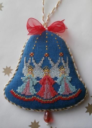 Christmas Ornament Cross Stitch, Cross Stitch Ornaments, Ornament Cross Stitch, Stitch Ornaments, Needlepoint Christmas Ornaments, Victorian Christmas Ornaments, Finished Cross Stitch, Cross Stitch Angels, Just Cross Stitch