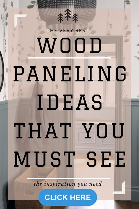 DIY wood paneling ideas that will add beauty to your home. Wall Planking Ideas Bathroom, Two Tone Rooms With Chair Rail, Bathroom Wood Feature Wall, Filling In Wood Paneling Grooves, Wooden Paneling Walls, Cedar Wall Paneling, Bath With Panelling, Wood Panel Painting Ideas, Paneling Walls Makeover Bathroom