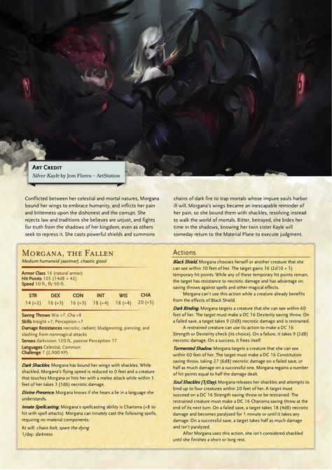 League Of Legends Dnd 5e, Homebrew Monsters, Ice Witch, Ice Monster, Dnd Monster, Dnd Stats, Dnd Homebrew, Spider Queen, Dungeon Master's Guide