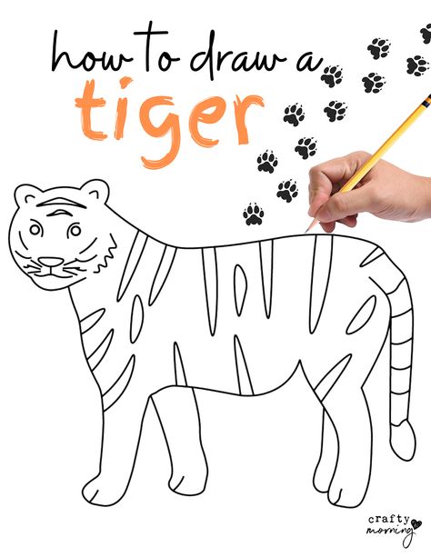 How to Draw a Tiger Step by Step Drawing Tiger Easy, Tiger Drawing Easy Step By Step, Easy Tiger Drawing Simple, How To Draw A Tiger Easy, Cute Tiger Drawing Easy, How To Draw A Tiger Step By Step, Tiger Drawing Simple, How To Draw A Tiger, Simple Tiger Drawing