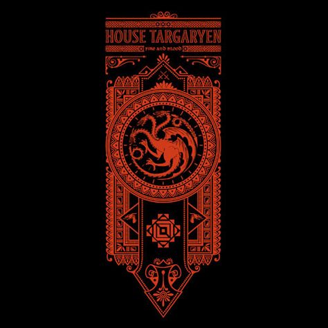 House Targaryen Banner by Oliver Ibáñez / posted by ianbrooks.me Targaryen Wallpaper, Watchers On The Wall, Game Of Thrones Party, Game Of Thrones Poster, Game Of Thrones Artwork, Asoiaf Art, Nights Watch, Gra O Tron, House Stark