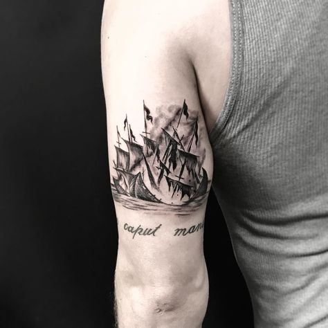 Burning your own ships so the enemies can't take them. Metaphor to commit to something. Burning Ship Tattoo, Boats Tattoo, Burning Ship, Burn The Boats, Back Of Hand Tattoos, Geometric Elephant Tattoo, Hop Tattoo, Hip Hop Tattoo, Hand Tattoo Images