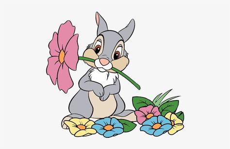 Thumper Disney, Disney Clipart, Bambi And Thumper, Bambi Disney, Disney Cartoon Characters, Cartoon Rabbit, Bunny Art, Pinturas Disney, Disney Drawings