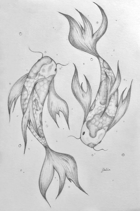 koi fish | graphite koi fish | fish drawing | koi fish drawing Koi Pond Sketch, Koi Fish Sketch Easy, 2 Koi Fish Drawing, Fish Sketch Easy, Coy Fish Drawing Simple, Koi Fish Drawing Sketches, Ocean Fish Drawing, Koi Fish Drawing Simple, Drawing Koi Fish