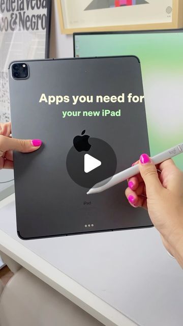 Neda | Digital Planning on Instagram: "Apps I immediately downloaded to my new iPad 🎧

For note taking & planning:
@onenote @notion @notabilityapp 

Creative:
@procreate @pigment_app @canva @capcutapp 

Widgets / aesthetic:
@md_clock @ios.photowidget iFont, Zen flip clock

What are your essentials? 💌

#ipad #apple #applepencil #logitech #onenotecreator #desksetup #student #studygram #productivity" Best Notes App For Ipad, Best Notes App, Widgets Aesthetic, Instagram Apps, Gerson, Digital Planning, New Ipad, Desk Setup, Good Notes