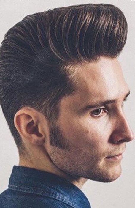 18 Coolest 80s Hairstyles for Men in 2023- The Trend Spotter 50s Celebrities, 80s Men Hairstyles, 80s Hairstyles Men, Formal Hairstyles Men, Hard Part Haircut, 80's Hairstyle, Pompadour Men, Pompadour Haircut, Pompadour Fade