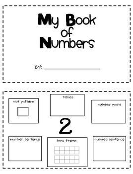 Number Review Book FREE Tk Ideas, Preschool Numbers, Book Of Numbers, Esl Kids, Kindergarten Rocks, Math Number Sense, Math School, Number Book, Kindergarten Fun