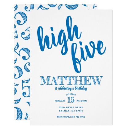 Fifth Birthday Theme, High Five Birthday Party, Birthday 5, Fifth Birthday, Birthday Boys, Birthday Themes, Family Planning, High Five, Bday Ideas