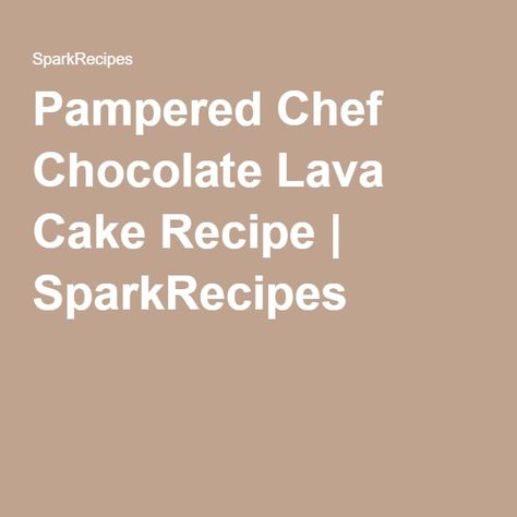 Pampered Chef Lava Cake Recipe, Pampered Chef Rice Cooker, Rice Cooker Cake, Banana Pudding Trifle, Vegetarian Chocolate Cake, Lava Cake Recipe, 3 Ingredient Cakes, Chocolate Lava Cake Recipe, Cake Mix Ingredients