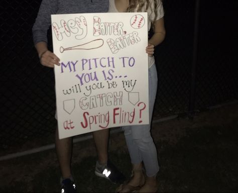 Baseball Hoco Signs, Home Coming Dance Sign Ideas, Asking Boyfriend To Hoco, Baseball Homecoming Proposal, Baseball Promposals, Asking Boyfriend To Prom, Tolo Signs, Boyfriend Promposal, Hoco Invites