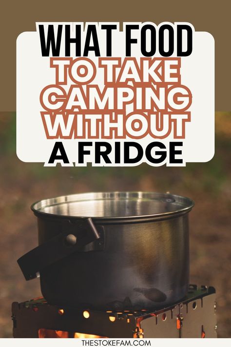 Wondering what food to take camping without a fridge? Try these easy non refrigerated meals for camping and these ideas for camping snacks that require no refrigeration to help you plan your meals at camp (when you don't have a cooler). No Refrigeration Camping Meals, Non Refrigerated Meals, Camping Meals No Refrigeration, Meals No Refrigeration, Food To Take Camping, Tent Camping Food, Meals For Camping, Outdoorsy Family, Easy Camping Food