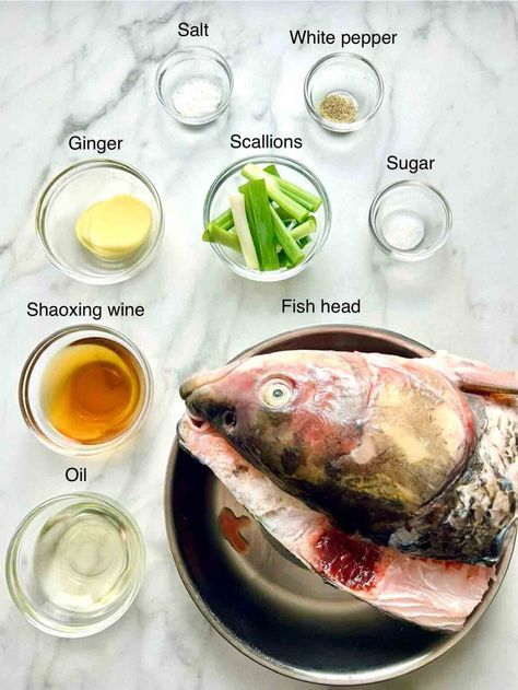 Chinese Fish Head Soup Fish Head Soup Asian, Fish Bone Broth Recipe, Fish Head Soup Recipes, Salmon Head Soup, Chinese Fish Soup Recipe, Chinese Fish Recipe, Recovery Recipes, Fish Head Soup, Strange Foods