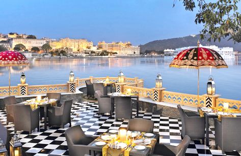 50 Best Honeymoon Destinations In India Oberoi Udaivilas, India Udaipur, Pool Sunset, Dinner Setup, Sheesh Mahal, Romantic Restaurants, Sunrise Nature, Udaipur India, Honeymoon Places