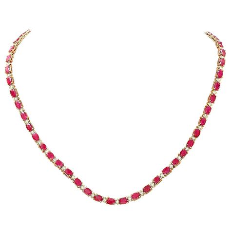 22k Gold Chain, Ruby Diamond Necklace, Gold Ruby Necklace, Solid Necklace, 22k Gold Necklace, Gold Bead Necklace, Ruby Necklace, Gold Diamond Necklace, Ruby Stone