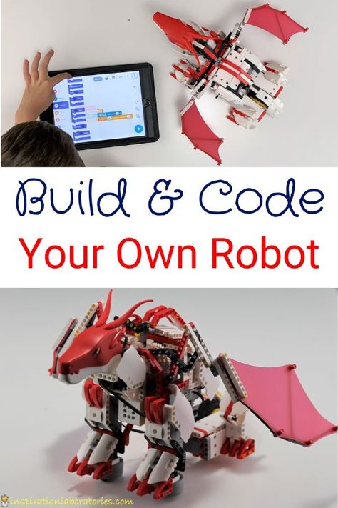 AD: We're checking out the new #JIMURobot #FireBot from @UBTECHRobotics. Learn how to build and code your own dragon robot. #CreateMagicwithJIMU #UBTECHRobotics Robot Dragon, Robot Activity, Stem Lessons, Build A Robot, Robot Game, School Age Activities, Stem Lesson, Robot Kits, Fire Breathing Dragon