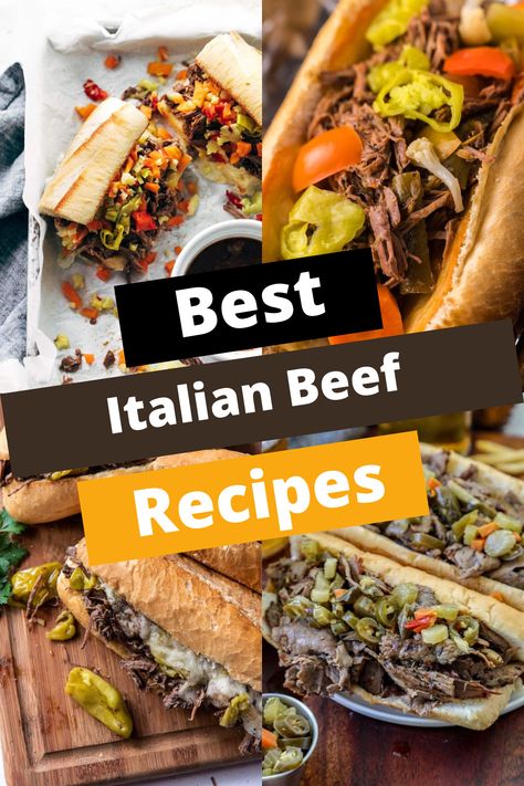 TOP 10 ITALIAN BEEF RECIPES FOR FLAVOR Italian Recipes With Beef, Portillos Italian Beef Recipe Copycat, Leftover Italian Beef Recipes, Italian Beef Seasoning, Italian Beef Recipe, Best Baklava Recipe, Chicago Italian Beef, Veal Saltimbocca, Saltimbocca Recipe