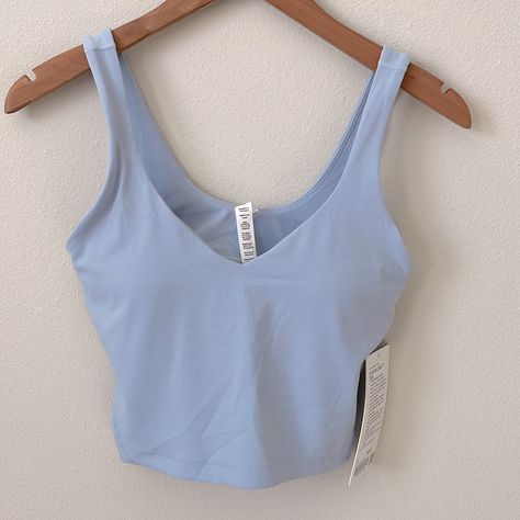 Nwt Lululemon Align Tank Top Blue Linen Size 6 New To Poshmark? Use Code Sashimi12345 When You Sign Up For $10 Off! Lily Lemon Align Tank, Lulu Align Tank Outfit School, Align Tank Top Lululemon, Tank Tops Colorful, Lululemon Aline Tank Outfits, Lulemon Align Tank, Lululemon Alight Tank, Lulu Lemon Tank Tops, Lulu Tank Tops