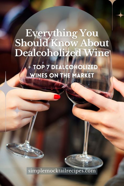 Is dealcoholized wine the same as a non-alcoholic wine? Dealcoholizing wine removes all or part of the alcohol. We've listed the top 7 dealcoholized wines on the market. Dealcoholized Wine, Simple Mocktail, Best Non Alcoholic Drinks, Easy Mocktail Recipes, Non Alcoholic Wine, Mocktail Recipes, Wine Top, Mocktail Recipe, Non Alcoholic Drinks