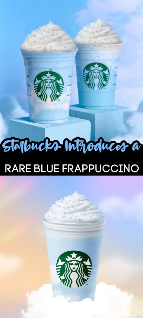 Stitch Drink Starbucks, Starbucks Cloud Drink, Starbucks Blue Raspberry Cloud Frappuccino, Blue Raspberry Cloud Frappuccino, Lilo And Stitch Starbucks Drink, Blue Raspberry Starbucks Drinks, Blueberry Starbucks Drink, Cinnamoroll Starbucks Drink, Starbucks Drinks Blue