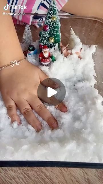 Stephanie & Katrina | Crafty Moms on Instagram: "FAKE SNOW SENSORY PLAY ❄️ 
We always wanted to make some fake snow, but we were running out of ingredients always.  Today we found the easiest way to make it, and the best part is that you will only need a diaper and water 💦 that’s it! How awesome is that? Cut your diaper and remove the patted material that is inside, put it on a container and just pour some water until you find the perfect snowy consistency. My kids loved this sensory activity! And we got to say... we loved it even more because we only used a diaper to make it🤩. (Diapers used were broken or ripped and couldn’t be worn)

Don’t forget to save this post for later or share it with someone who might like it or need it 💓
.
.
.
.
.
.
.
.
.
.
.

#earlychildhoodeducation #playlea How To Make Fake Snow, Snow Sensory Play, Make Fake Snow, Snow Sensory, Fake Snow, Sensory Activity, Crafty Moms, Sensory Activities, Early Childhood Education