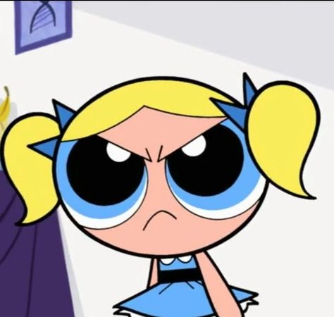 The Powerpuff Girls, The Powerpuff, Girls Cartoon, Powerpuff Girls, Cartoon Character, Bubbles, Blonde, Hair, Blue